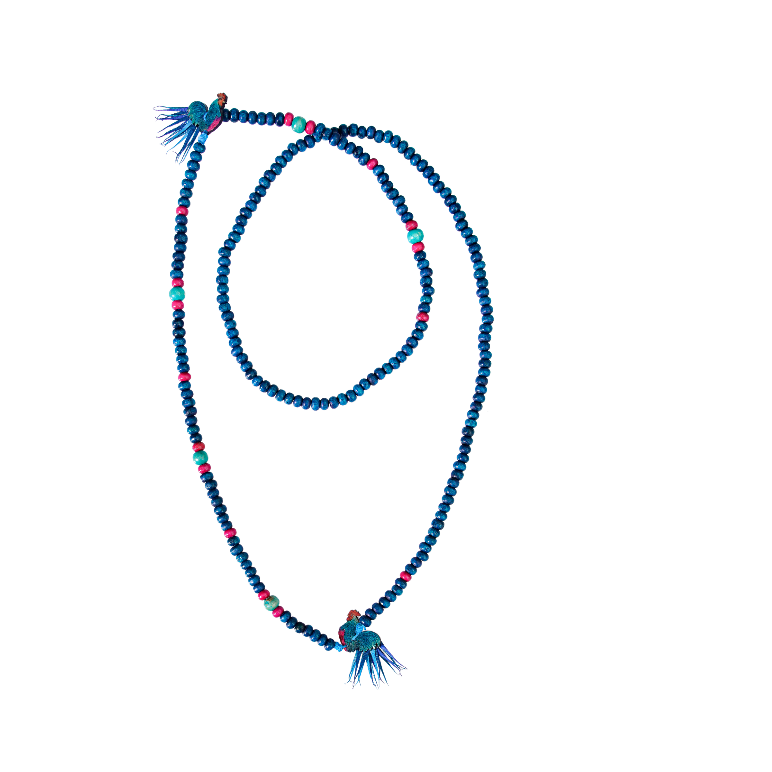 COLLAR MINI GALLO AZUL