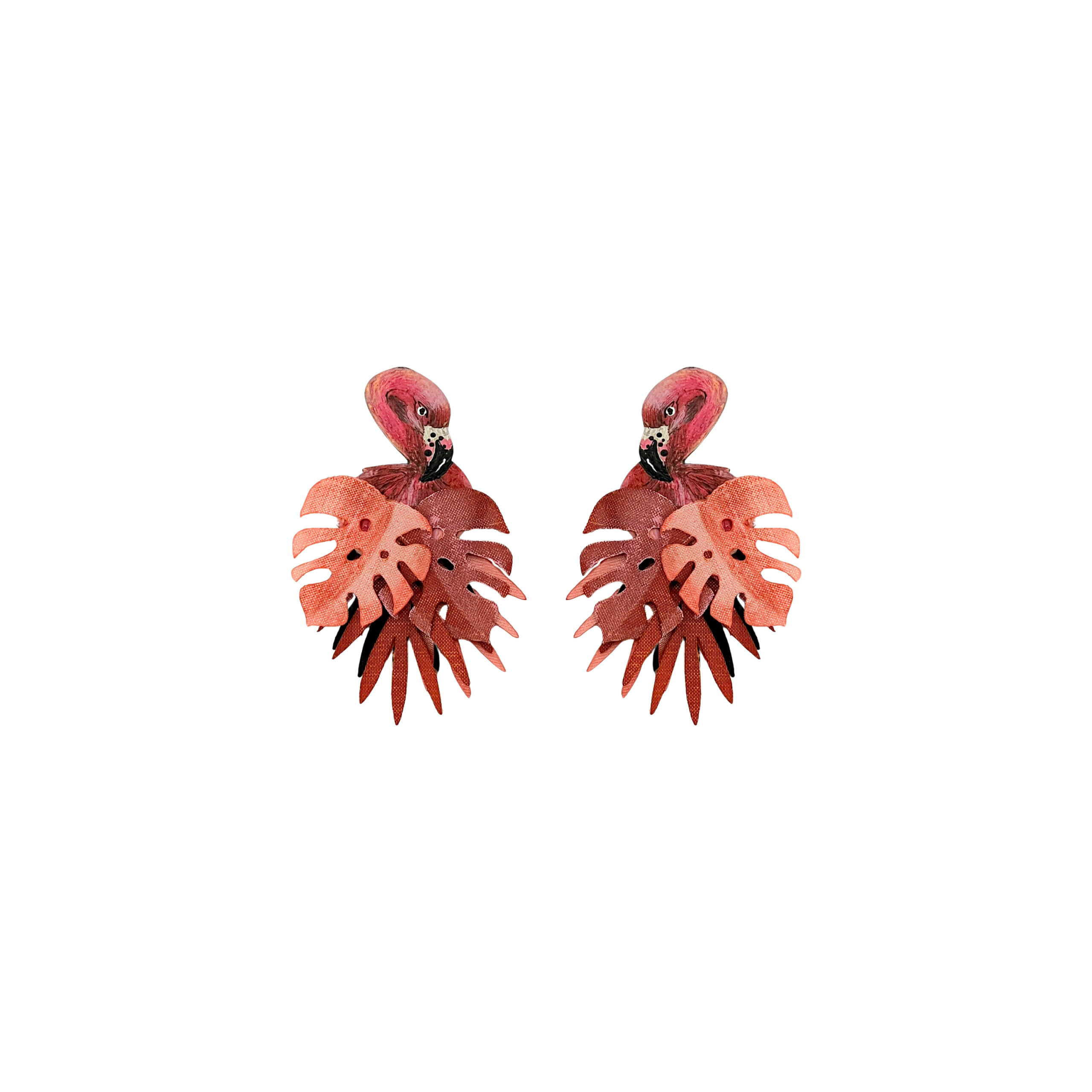 ARETES FLAMINGO PEQUEÑO