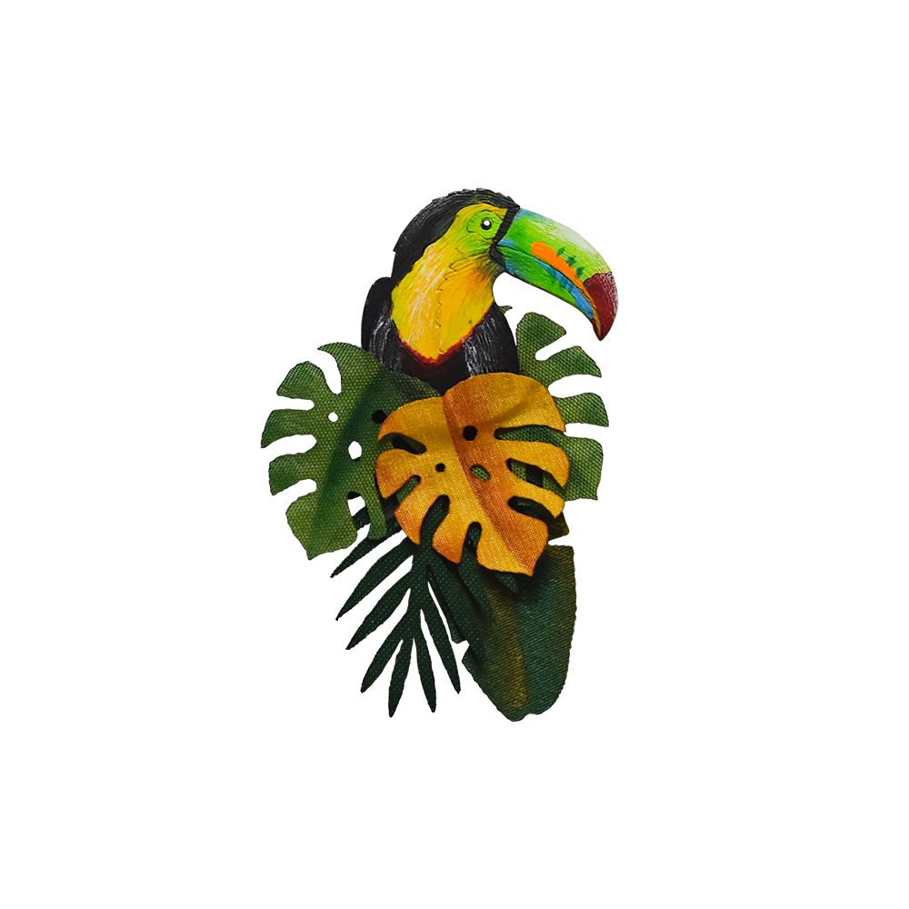 BROCHE TUCAN PICO IRIS